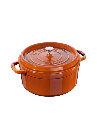 Staub 405112980 Döküm Tencere, Yuvarlak, Tarç Diğer