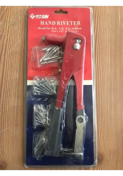 Sosin Perçin Tabancası 240Mm Yedek Perçinli Perçim Tabanca