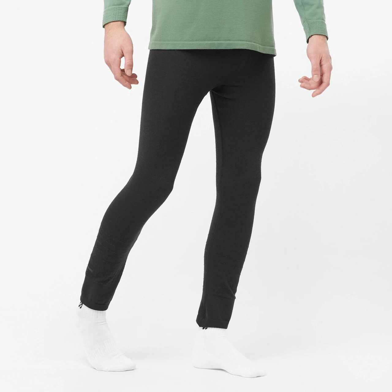 Salomon Salomon Essential Wool Seamless Erkek Siyah İçlik Alt 27412 Siyah