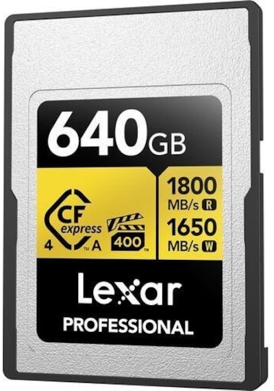 Lexar 640gb Professıonal Gold Lcagold640g- Rneng Cfexpress 4.0 Type-a Kart
