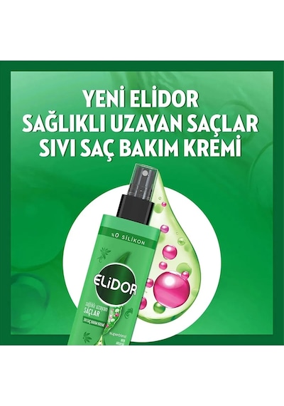 Elidor Sıvı Saç Bakım Kremi Uzayan Saçlar 200 Ml X2
