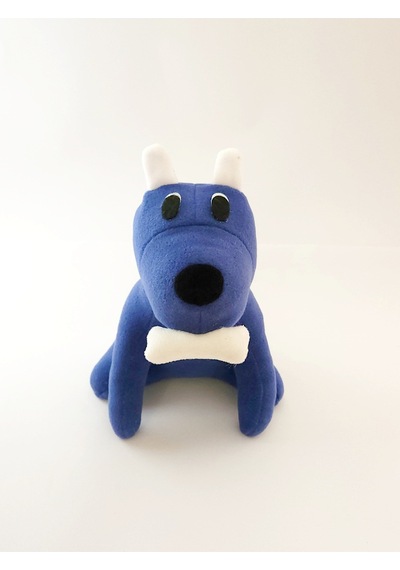 Joytoytr Peluş Köpek Oyuncak 25 Cm Oyun Arkadaşı Yerli Üretim Lacivert