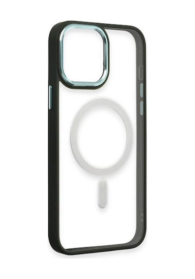 Newface - 128 - iPhone Uyumlu 15 Pro Max Kılıf Room Magneticsafe Silikon - - Csmo-tex - Köknar Yeşili