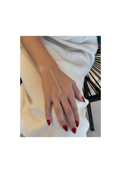 Aura Collection Aurelia Gold Zirkon Taşlı Çelik Şahmeran Altın Altın