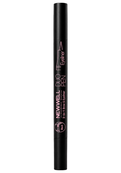 Duo Pen 2-in-1 Brow & Eyeliner Black 01 2 Ml 0
