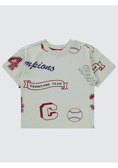 Civil Boys Erkek Çocuk Tişört 6-9 Yaş Bordo