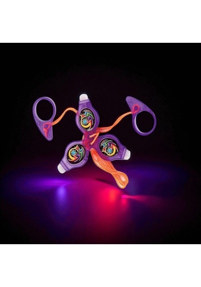 Vıp Renkli Led Işıklı Fırfır Mor Fırfır Yeni Nesil Işıklı Oyuncak Purple A Pull It To Top Spining