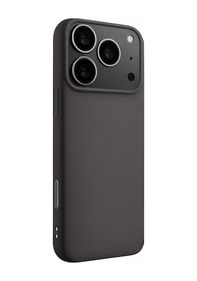 Apple iPhone  Uyumlu,  17 Pro Max Nano İçi Kadife Silikon - Gri