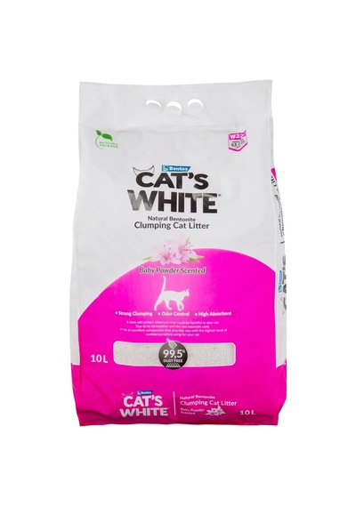 5 Adet Cat's White Pudralı Kedi Kumu 10 L