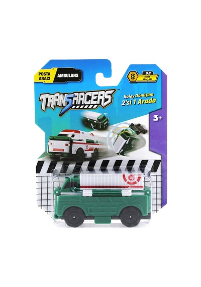 Transracers Dönüşen Araçlar Posta Aracı / Ambulans Yeşil