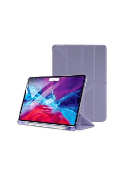 Apple İpad Pro 11 2024 Kılıf A2836-a2837 Origami Pencil Lila İpad Pro 11 2024 İle Uyumlu Kılıf - Lila