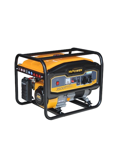 HIPOWER HP3500 Benzinli İpli Monofaze Jeneratör 4 kVA