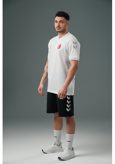 Hummel Armin Milli Takım Bebe Yaka Tişört Beyaz
