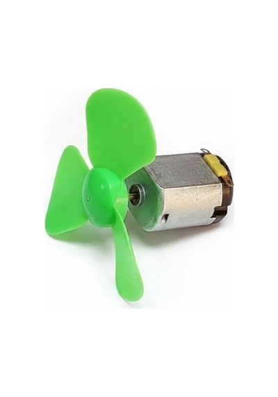 Tr 3v-6v Dc Motor Ve Plastik Pervane Seti, Hobi Dıy