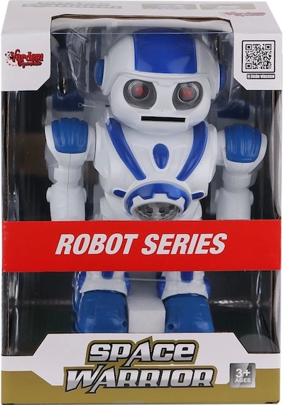 Df-6022 Işıklı Ve Müzikli Disk Atan Uzay Savaşçısı Robot