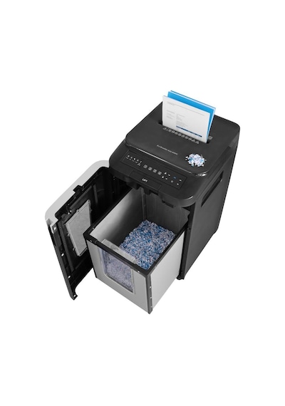 Hp Pro Shredder Auto 400mc Otomatik Beslemeli 400 Sayfa Evrak İmha Makinesi-p5-mikro Kesim-2x12mm-53lt