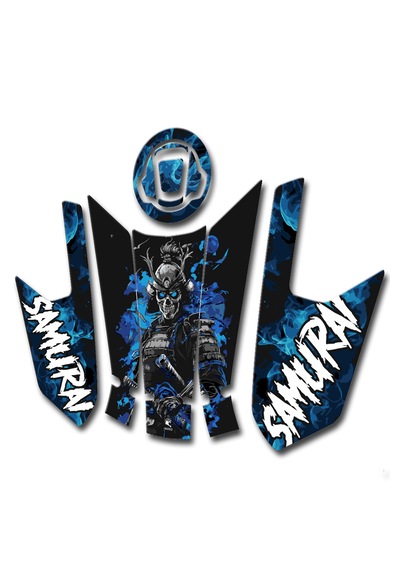 Cfmoto Nk250 Tankpad Seti Samurai Mavi
