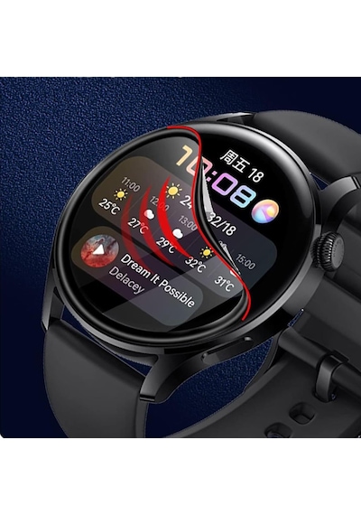 Amazfit Falcon Ekran Koruyucu Flexible Tam Kaplama