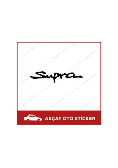 Toyota Supra Sticker Toyota Oto Sticker Araba Sticker Arma