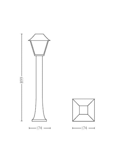 Philips myGarden Alpenglow Direk Lambası E27 Duy (Ampulsüz)