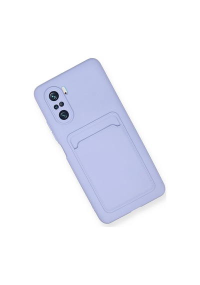 Newface - 138 - Xiaomi Mi 11i Kılıf Kelvin Kartvizitli Silikon - Csmo-tex - - Lila
