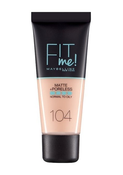Maybelline New York Fit Me Matte Poreless Fondöten 104 Soft Ivory