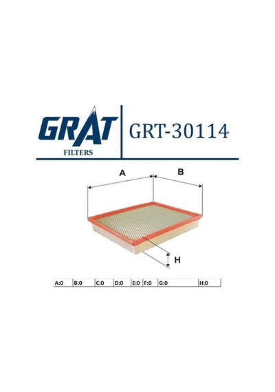 Grat 30114 Hava Filtresi 13717798342