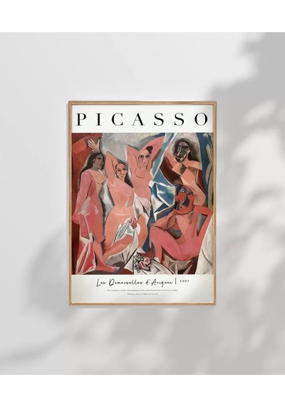 Çerçevesiz Poster Pablo Picasso Avignonlu Kızlar