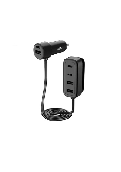 Ttec SmartCharger 2CKP06S 3 USB-C+3 USB-A 6'sı 1 Arada PD 90W Araç Hızlı Şarj Aleti
