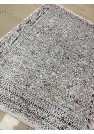 Padişah Halı Evidence 36841 111 Serisi Viskon Akrilik Salon Oturma Yatak Odası Halısı Gri