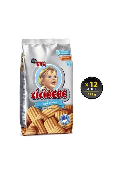 Eti Cicibebe Bisküvi 12 x 172 G