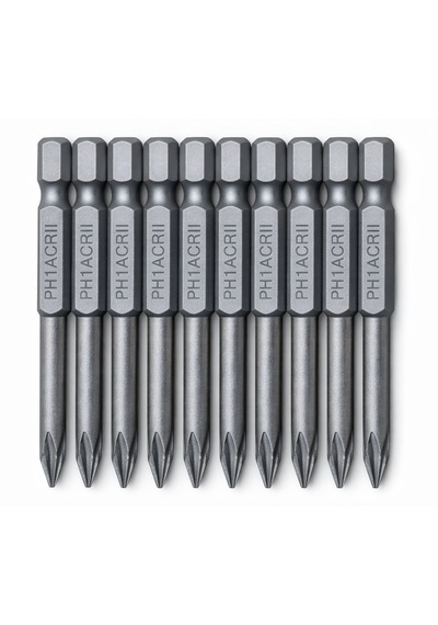 Profesyonel Ph1 50 Mm Tornavida Ucu Acr Teknolojili 10 Adet