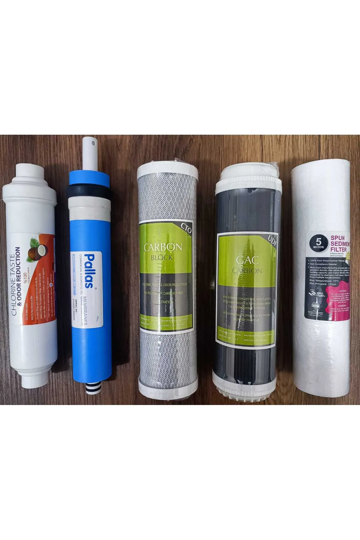 5 Aşama Açık Kasa Reverse Osmosis Su Arıtma Cihazı 5li Filtre Set Diğer