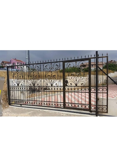 Rmt070 Sürgülü Demir Kapı İçin Tablalı Ray Makarası 70 Mm