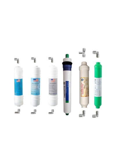 Filtre Dünyası Usa 12" Inline Pentair Mebranlı 6Lı Yedek Alkali