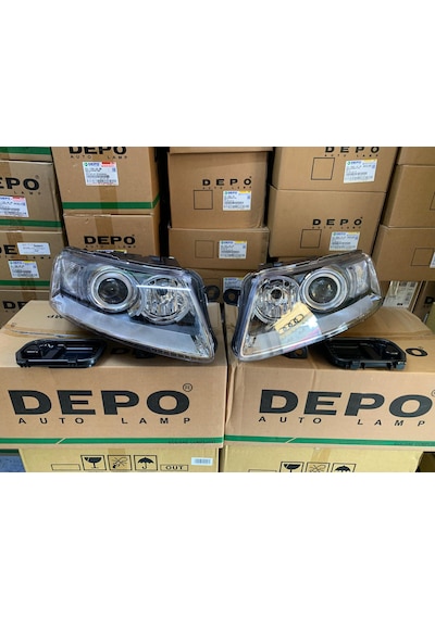 Audı A6 C6 Kasa 2005-2008 Arası Depo Sağ Ve Sol Far Takım D2s Xenon 4f0941029ak / 4f0941030ak