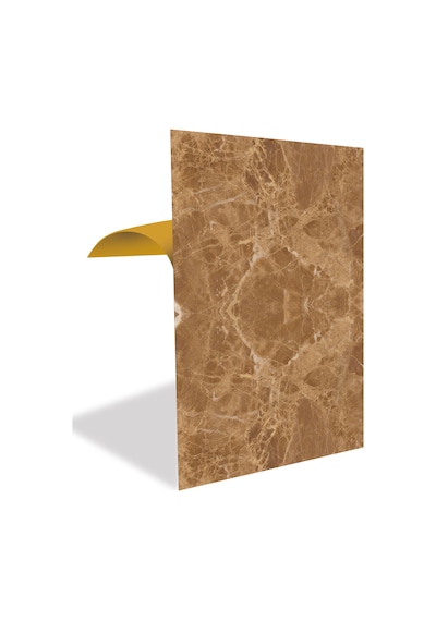 Tink Kendinden Yapışkanlı Açık Kahve Mermer Desenli Pvc Panel 41x62 Cm