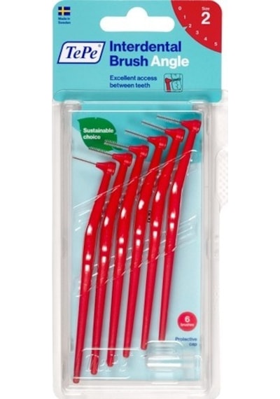 Tepe Angle Arayüz Fırçası Kırmızı 0.5mm 6'lı T119