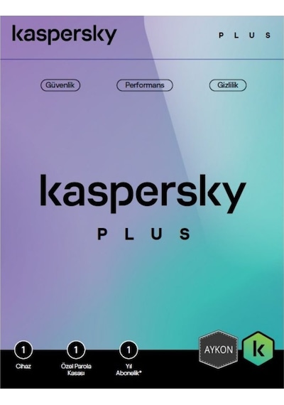 Kaspersky Plus Türkçe Kutusuz 1 Yıl 1 Kullanıcı Pvpv15kas0015