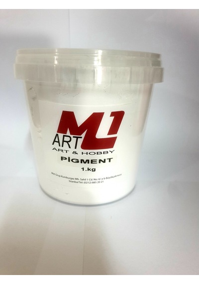 M1 ART Toz Pigment Boya 1.kg - BEYAZ