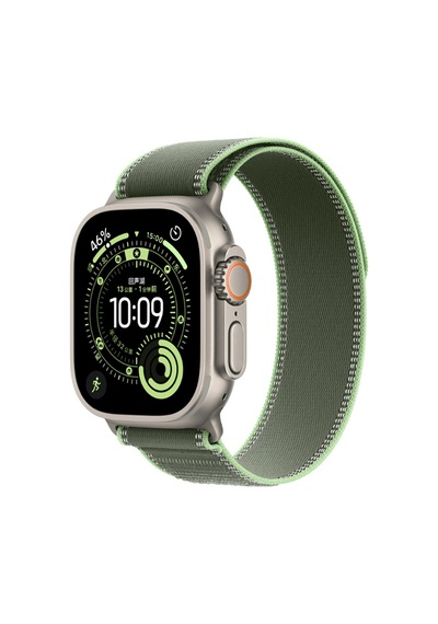 Watch Ultra 49mm Mkst Krd-77 Hasır Kordon - Açık Yeşil