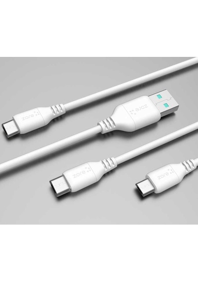 Zore Puma Çift Girişli Araç Kiti Micro-usb Kablosuyla Birlikte