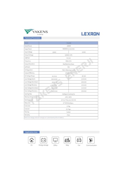 Lexron 2000 W 24V Modifiye Sinüs İnverter 2000 Watt 24 V-220V