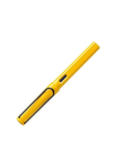 Lamy Safari Dolma Kalem Metal Siyah Klips M Uc Sari Sarı