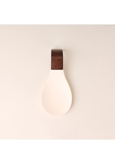 Akasya Kaşık Altlığı - Krem - 10x22x5 Cm