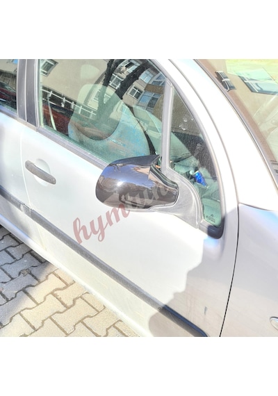 Citroen C3 Mk1 Yarasa Ayna Kapağı Piano Black Faz1 ve Faz2 Uyar