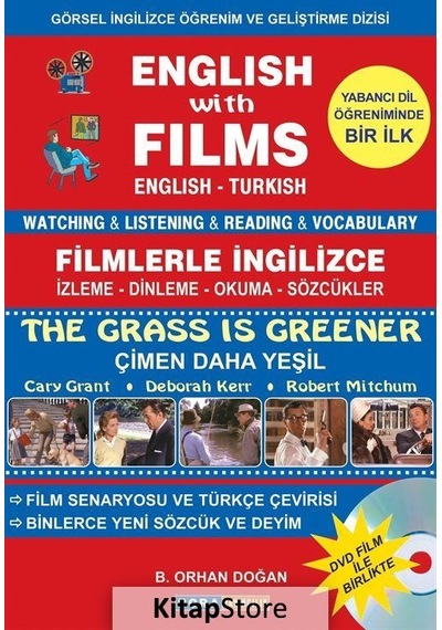 English with Films The Grass is Greener-Dvd Film ile Birlikte- Bora Yayıncılık