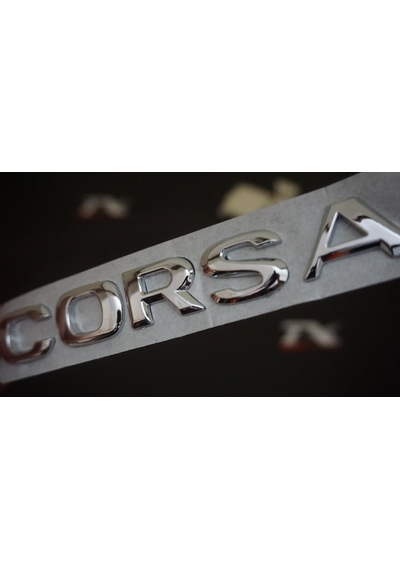 Opel Corsa 3M 3D Krom Abs Logo Amblem