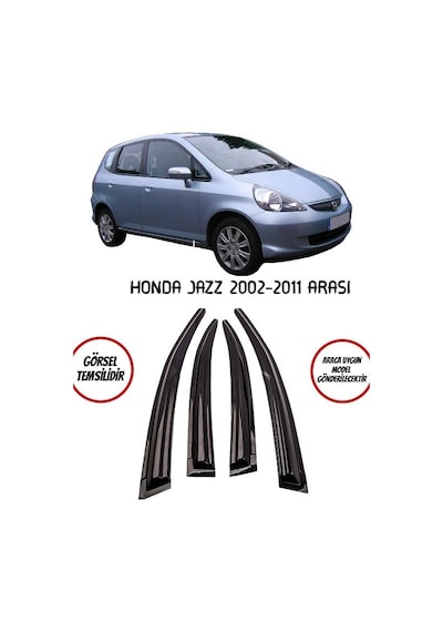 Honda Jazz 2002 - 2011 Arası Cam Rüzgarlığı 4-lü