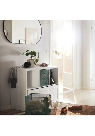 Ikea Kallax Açık Raf Ünitesi, Beyaz 77x112 Cm Beyaz
